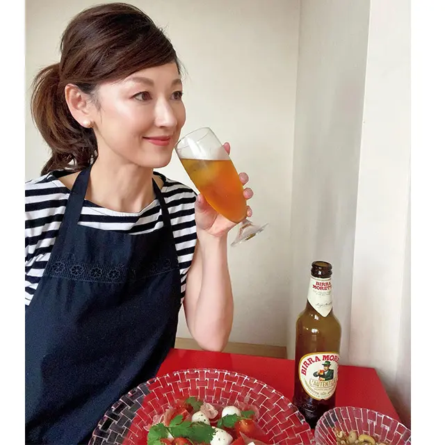 『モレッティビール』 があれば夕食の 支度も気分よく！
