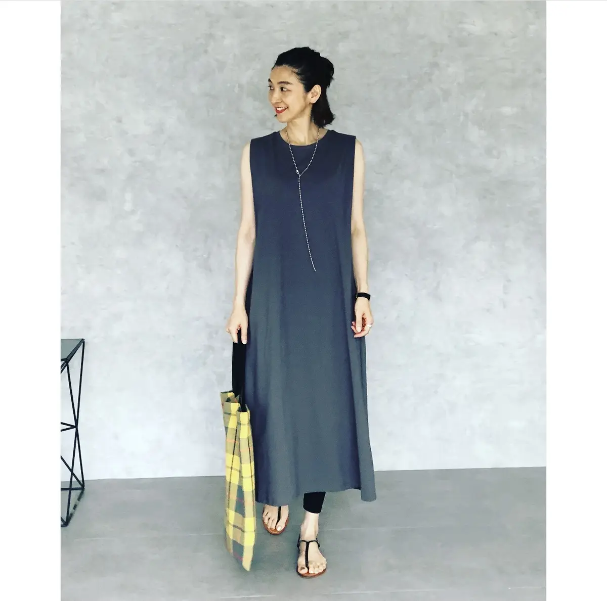 GUショルダータックワンピ❤︎4コーデの画像_2