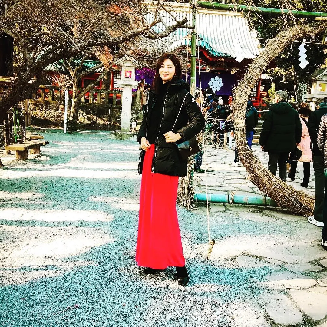 初詣は、元気になる赤コーデ❗️の画像_1