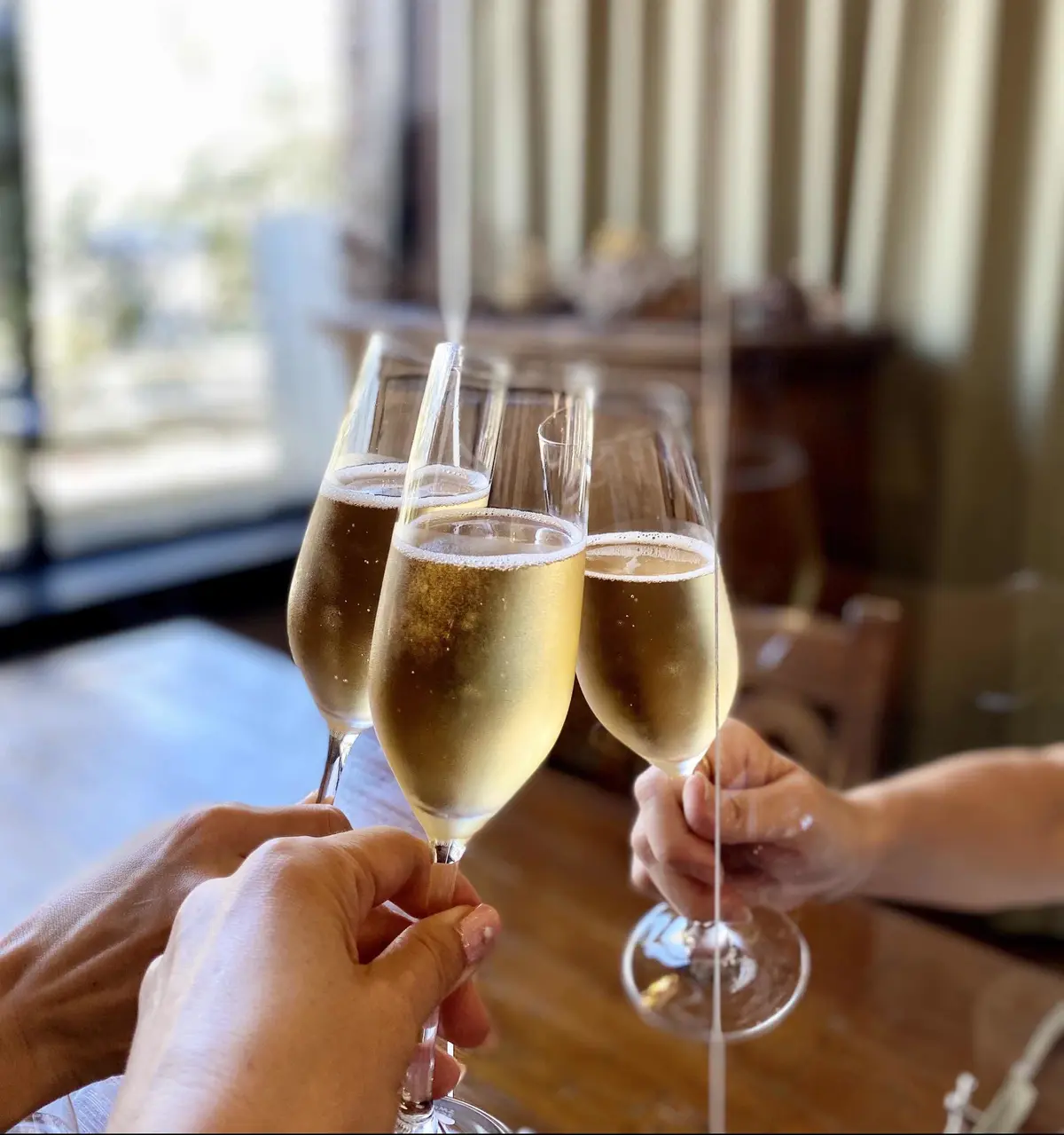 残念ながらノンアルスパークリングで乾杯