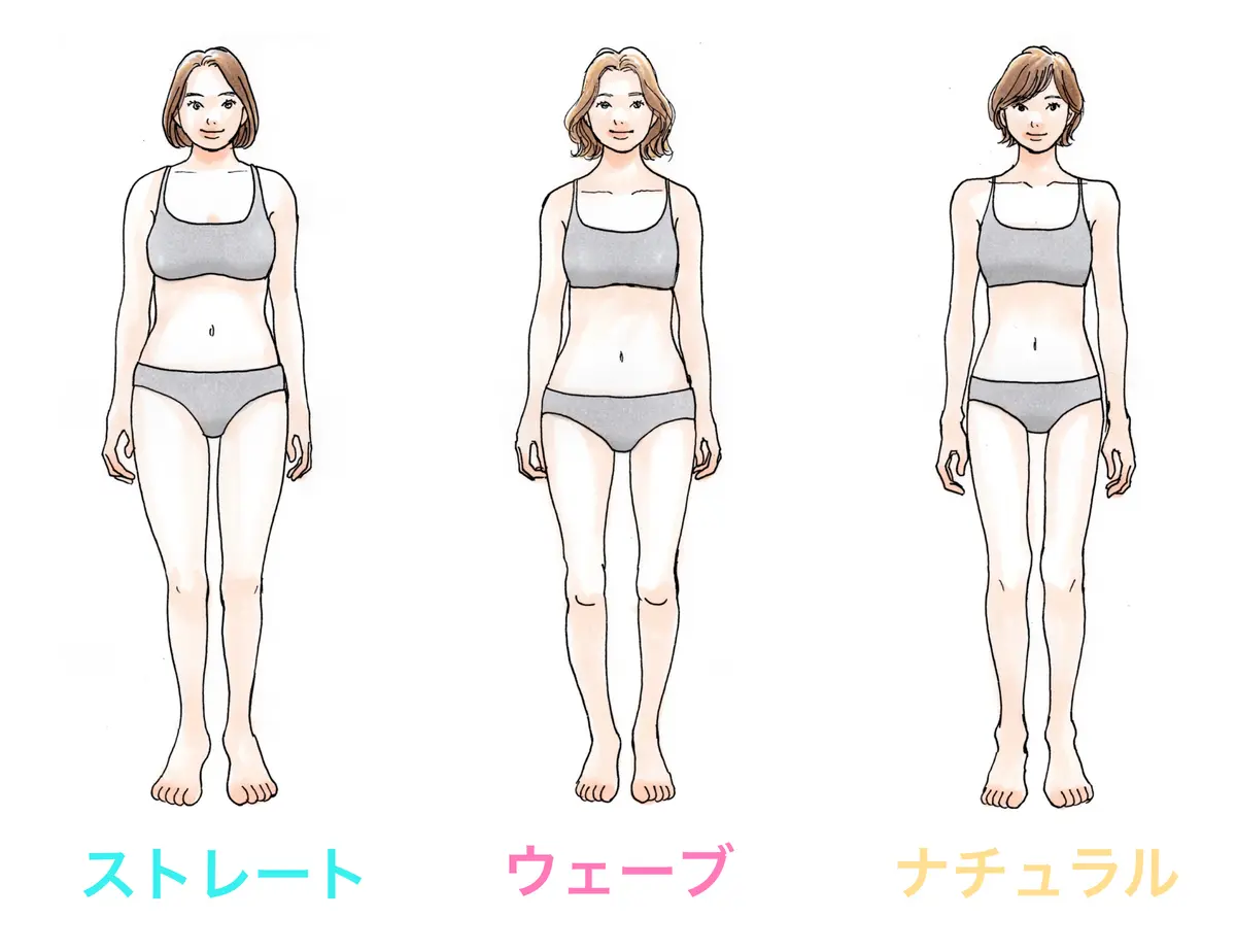 骨格タイプ３つの体型