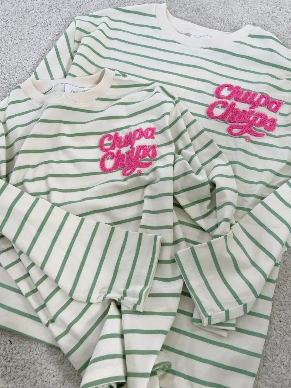 ZARAキッズで親子お揃いコーデの画像_1