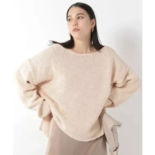 Chaos (カオス) 3Gクワリィーニット ベージュピンク・ブラック・モカ ¥34,100