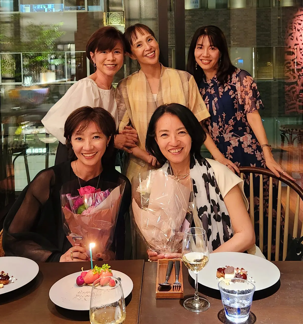 銀座のホテルレストランでお誕生日のお祝いの画像_17