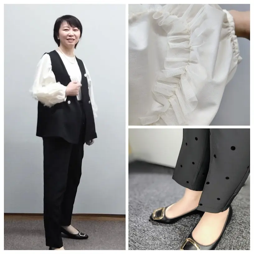 季冬から春へ、アラフィフ秘書お仕事毎日服の画像_2