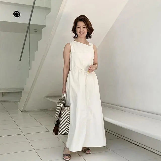 華組ワンピースコーデ