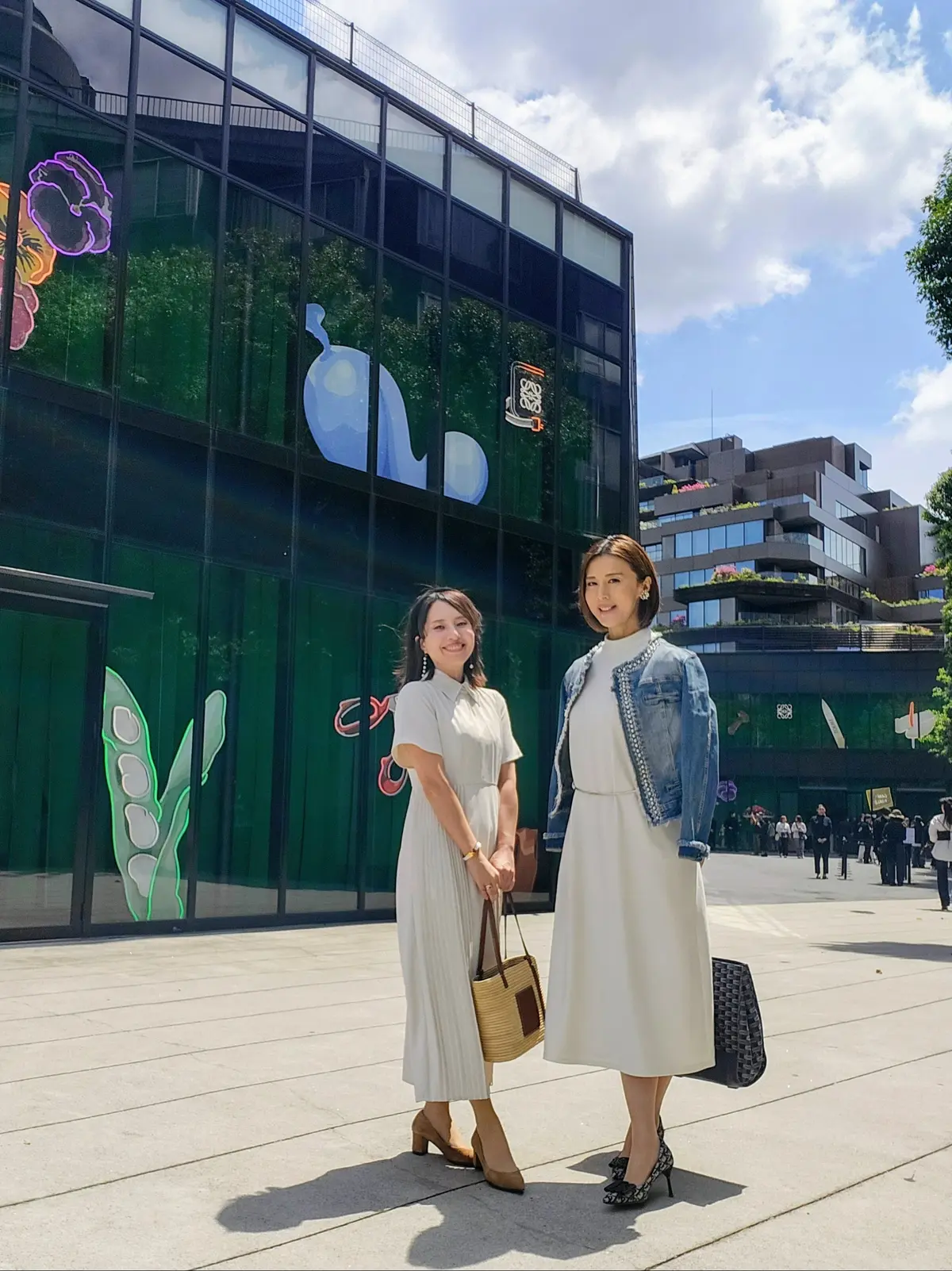 ロエベ、LOEWE、ロエベクラフテッドワールド展、原宿ランチ、ガレット、ガレットランチ、40代ファッション、かごバッグ、ラフェデリース、La Fee Delice