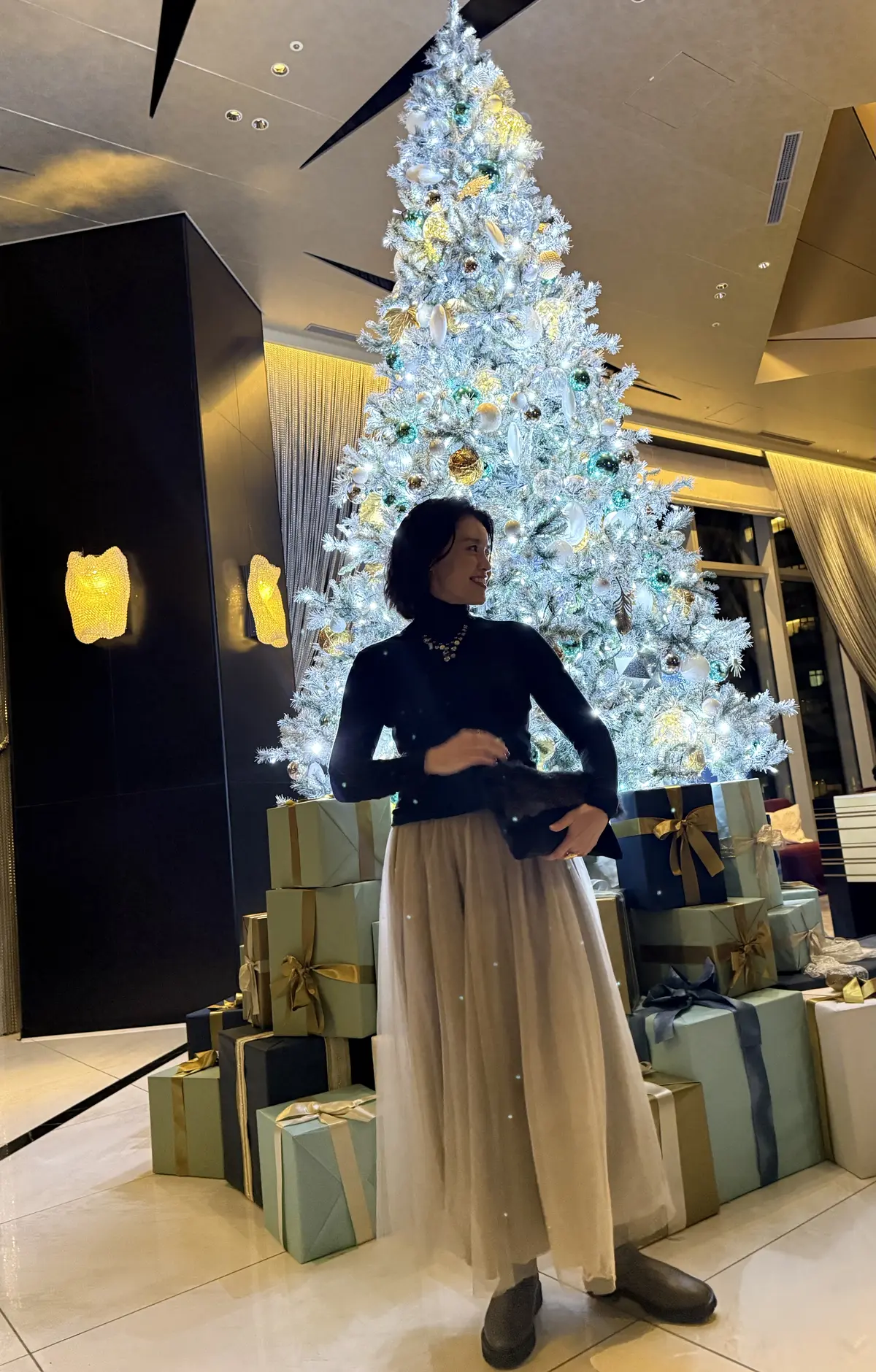 優雅な黒の透け感タートル。 〜私のノワーの画像_9