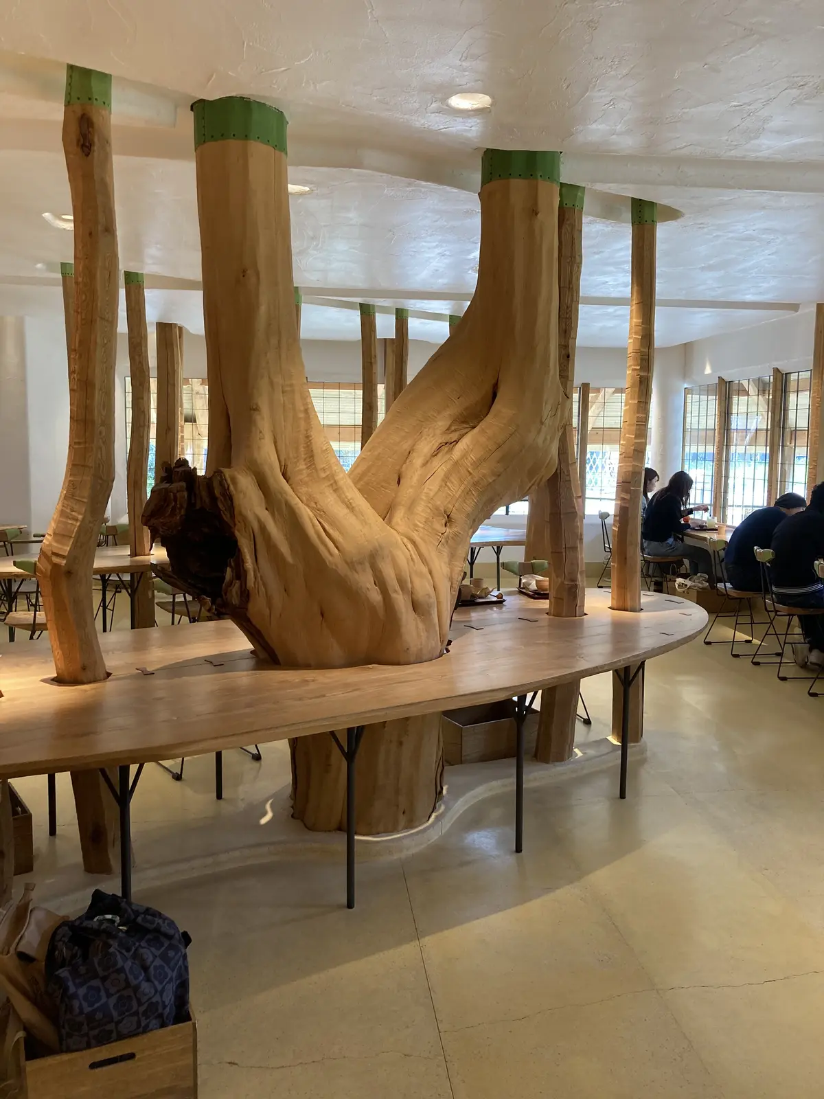 木の温もりにほっこり。