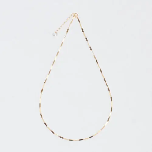 CADEAUX バーチェーンネックレス（淡水パール付き）