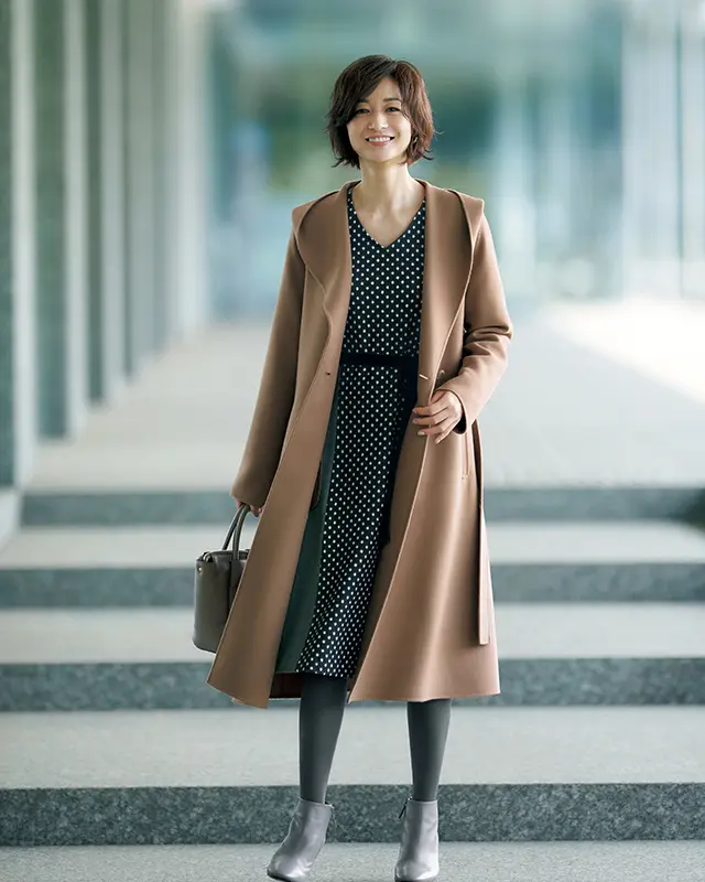 リバー仕立てのフーデッドコート