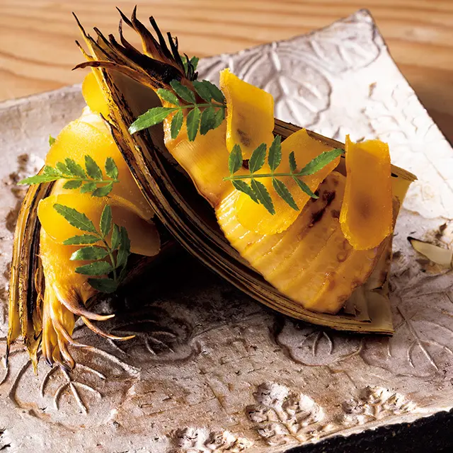 白筍のたれ焼き・唐墨焼き