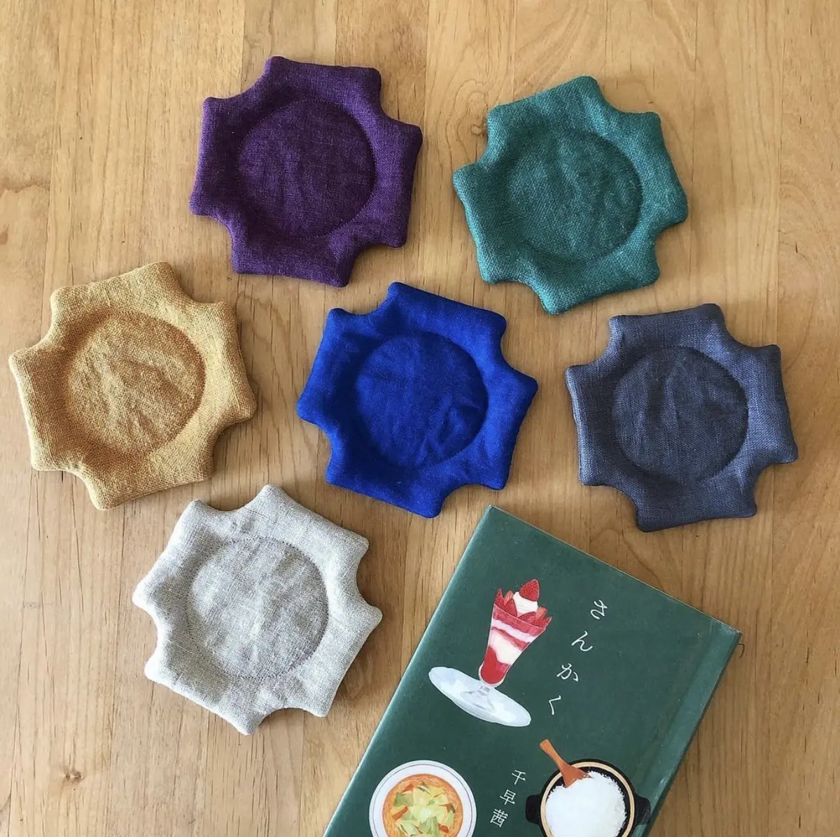 お菓子時間の布小物② 〜コースター編の画像_7