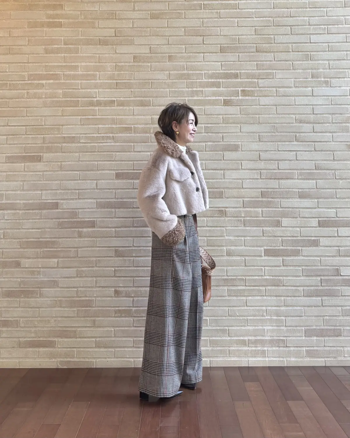 お気に入りのエコファーショートブルゾンの画像_5