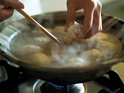 体の芯から温まる！ 鶏団子のおろしれんこの画像_2