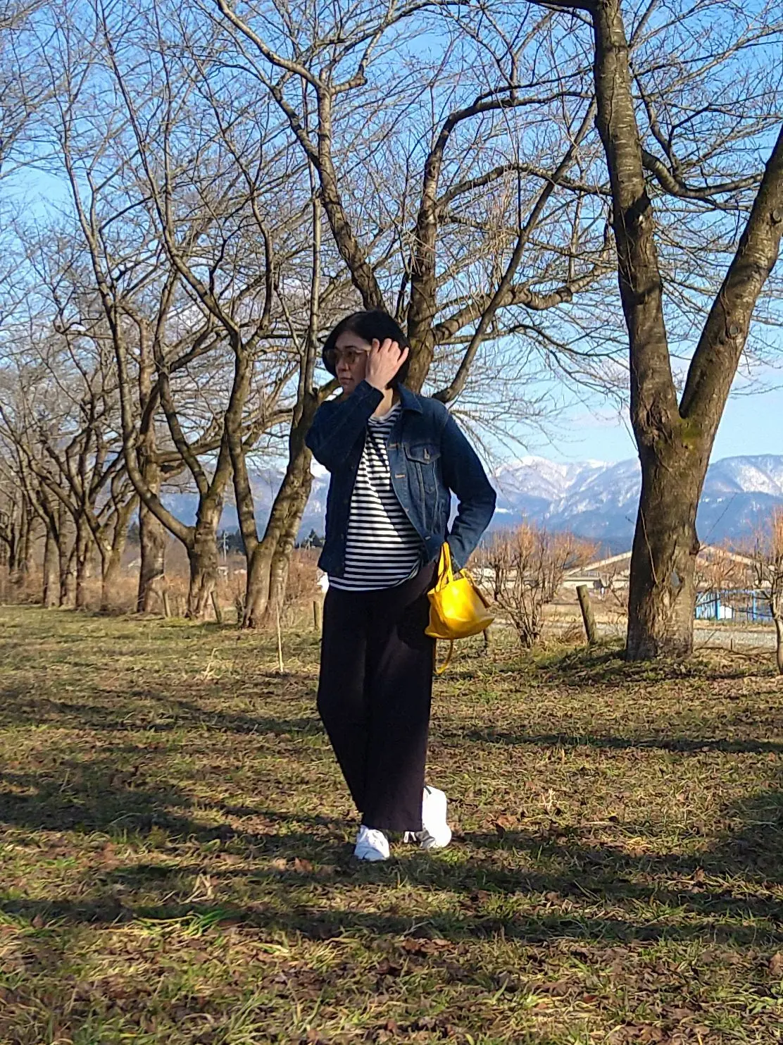 Gジャンと無印パンツとスタンスミス