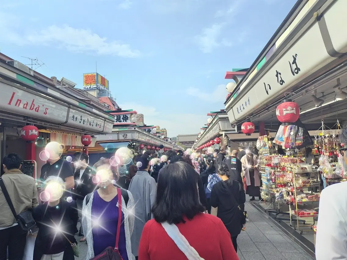 浅草寺　仲見世通り
