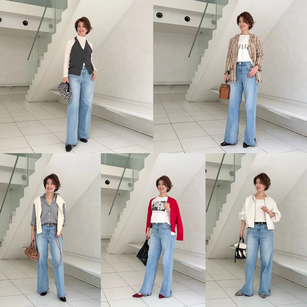 大人の上品デニム5style♪éclatの画像_2