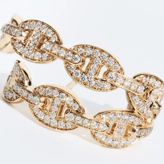 エルメスのフープピアス