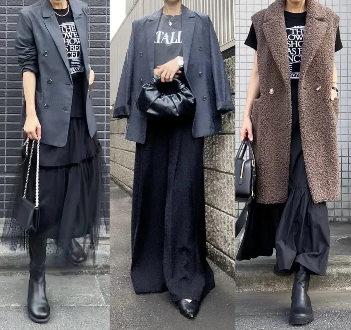 グレージャケットでマニッシュコーデ4つの画像_8