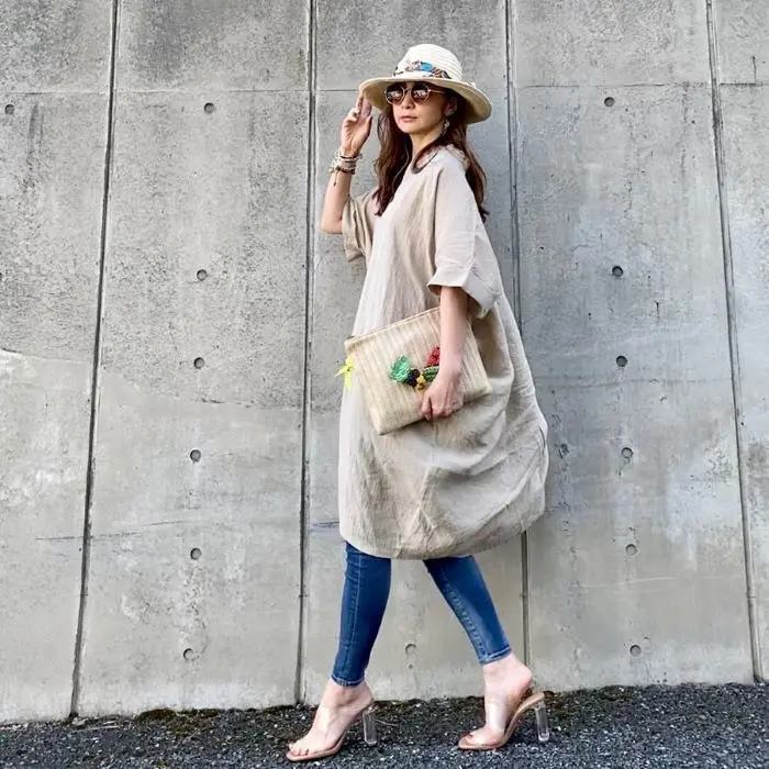 さらりと着られるワンピース