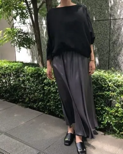 GALLARDAGALANTE×eclat ジャージードルマンブラウス ￥16,500