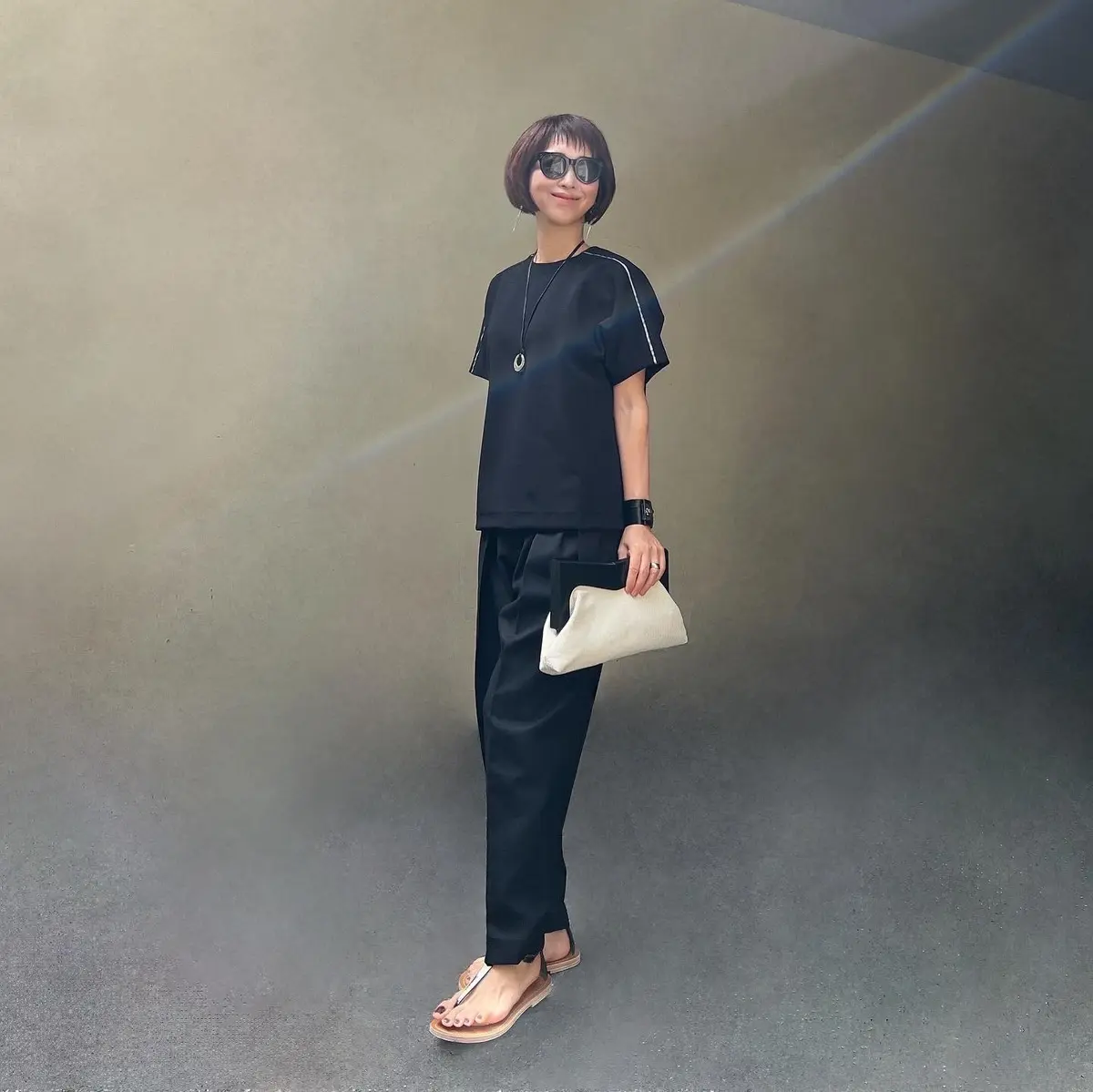 夏の黒パンツ3スタイル‼︎の画像_2