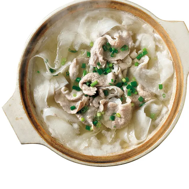 ひらひら大根の豚しゃぶ