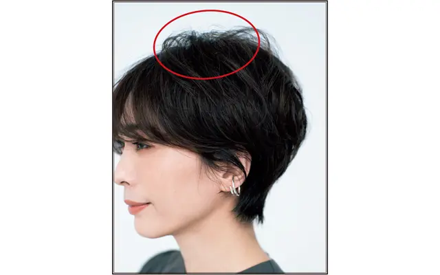 ヘアスタイルのポイント