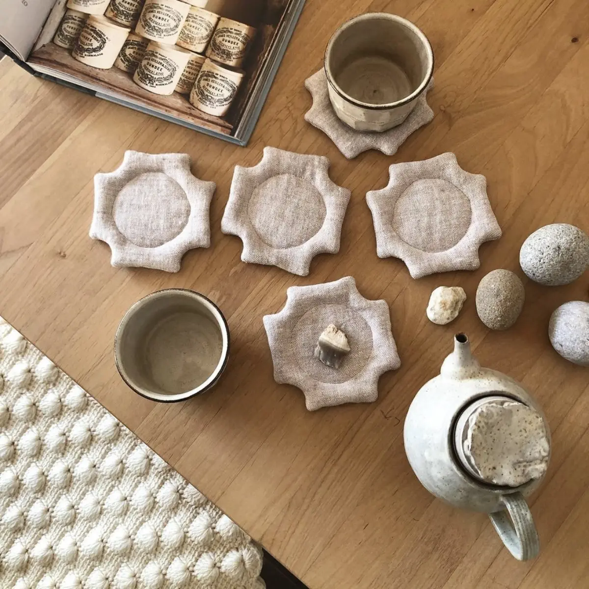 お菓子時間の布小物② 〜コースター編の画像_4