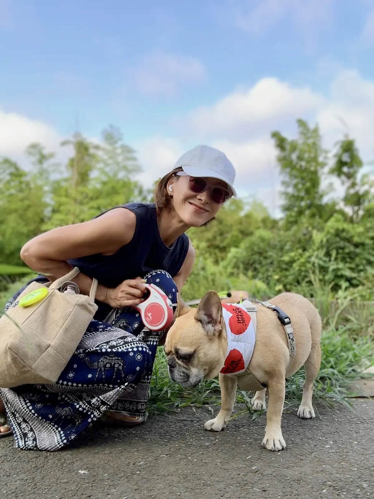 【ユニクロワンピ】でお散歩へ！愛犬と楽しの画像_10