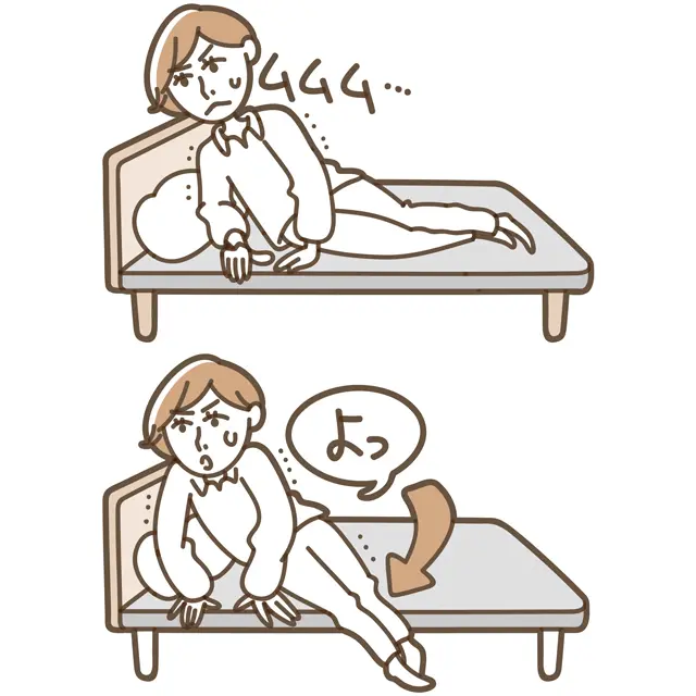 うつ伏せになれない場合は…