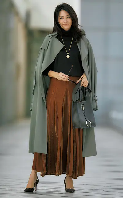 マキシスカート　シーピーシェイズフォーロンハーマン