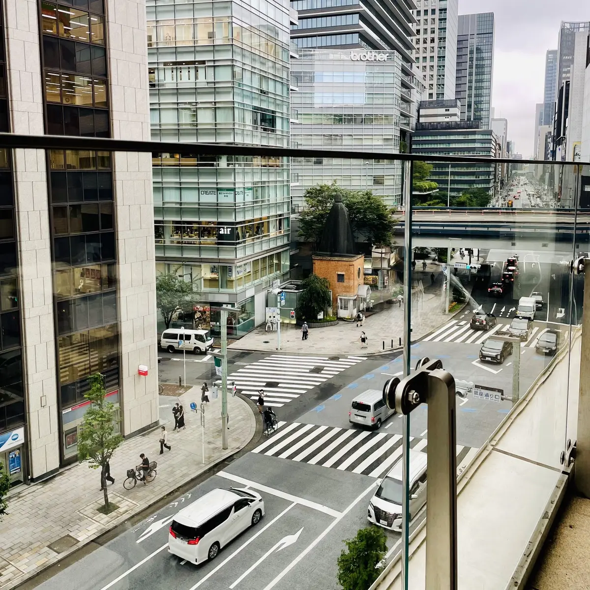 MERCER BRUNCH 銀座テラス」 テラス席からの眺め