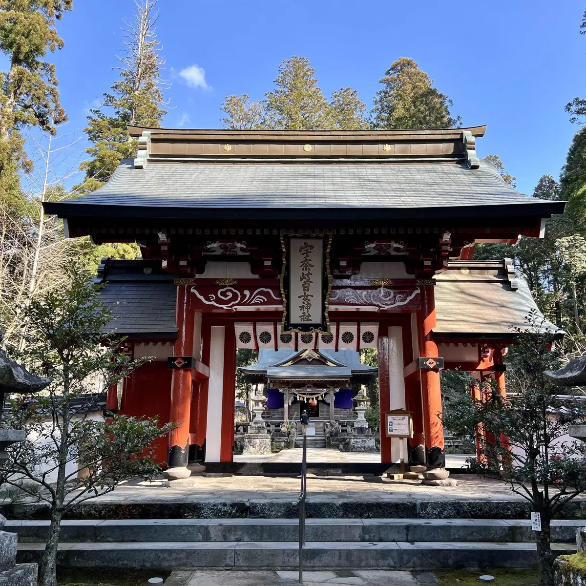 由布院「観光辻馬車」、「宇奈岐日女神社」