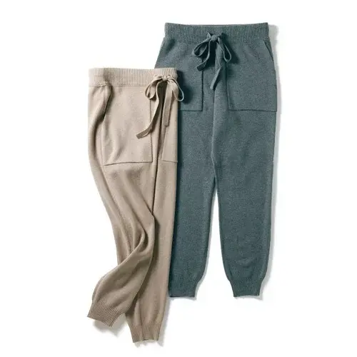 戸野塚かおる×SLOANE ニットパンツ ￥33,000