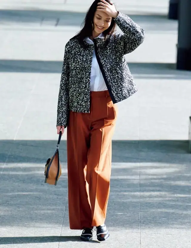 【働くJマダムのための名品ジャケットコーデ】ドゥロワーのコンパクトジャケットでバランスよく