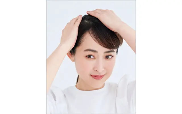ヘアバーム使用