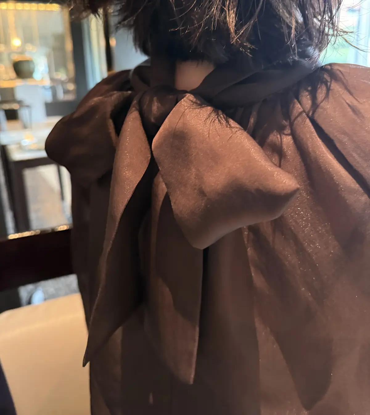 深まる秋に効くボウタイブラウス☆の画像_3