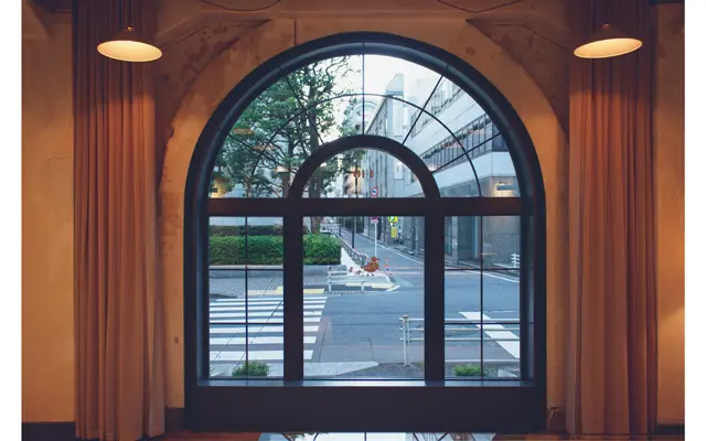 レトロな雰囲気が漂う内装