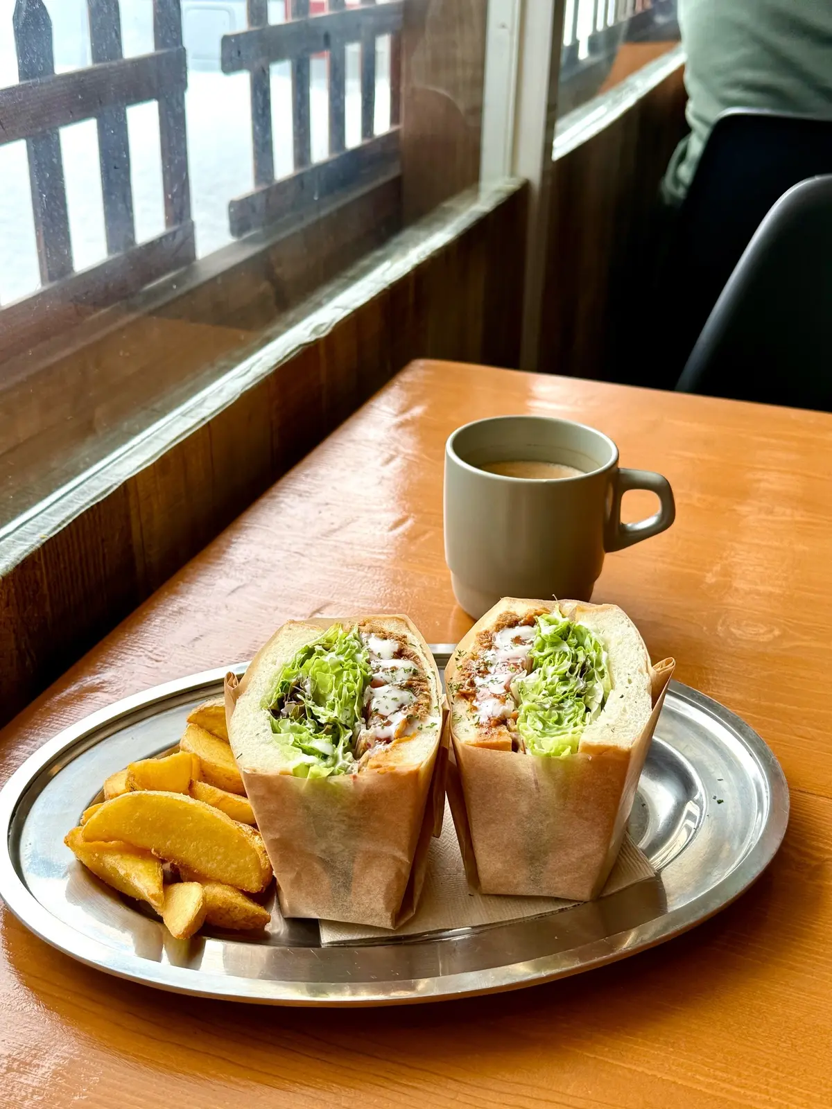 長野県　白馬村　カフェ　ペンギンカフェ　Penguin Cafe Hakuba　サンドウィッチ　コーヒー