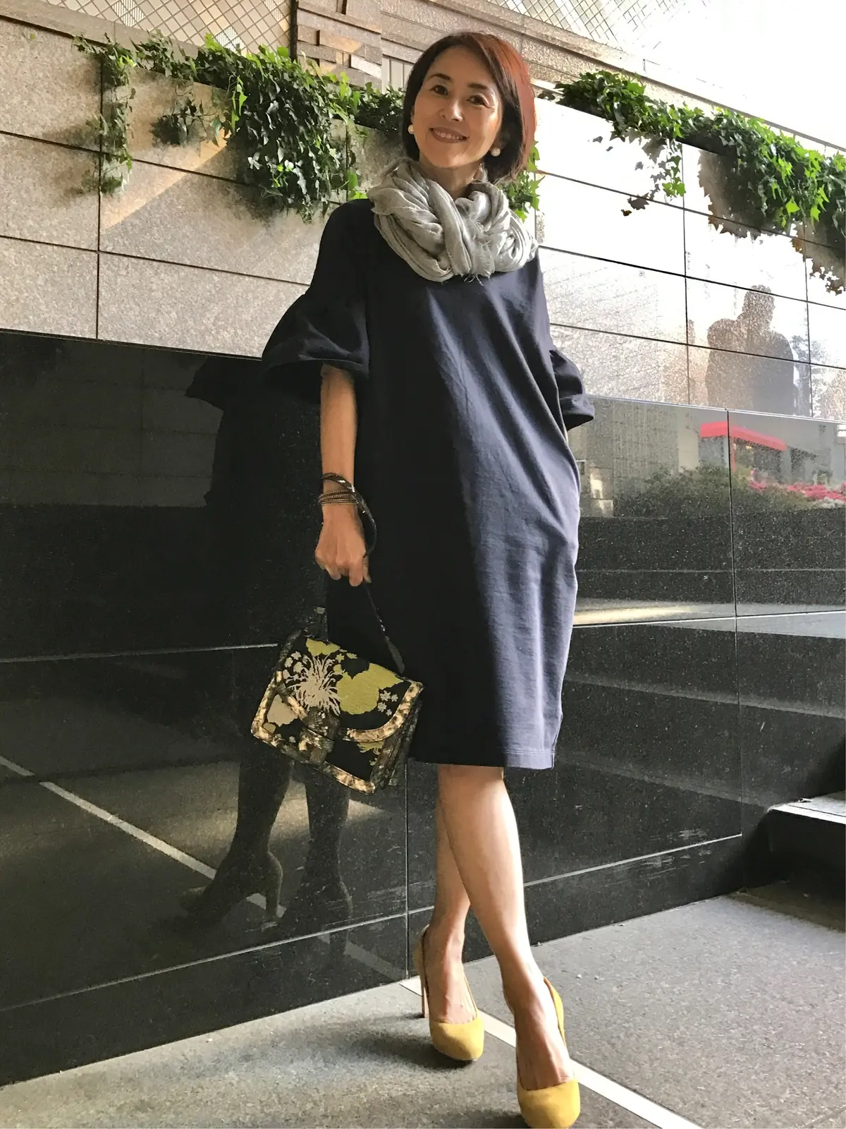 大人可愛いSACRAジャージーワンピースの画像_5