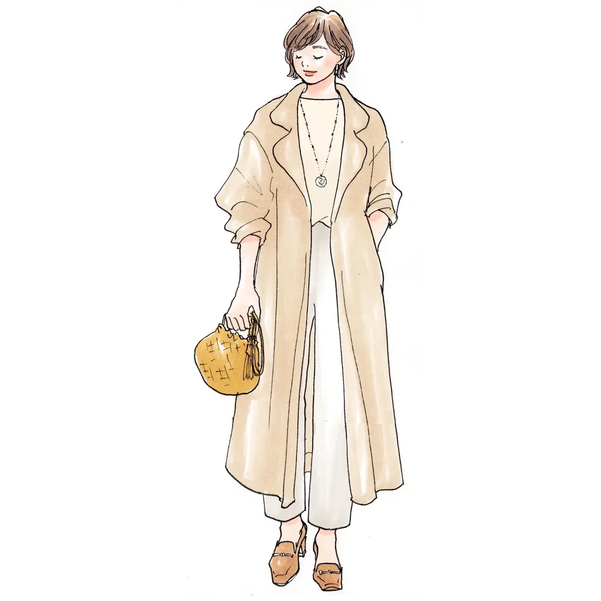 骨格ナチュラルタイプにおすすめのコーディネート