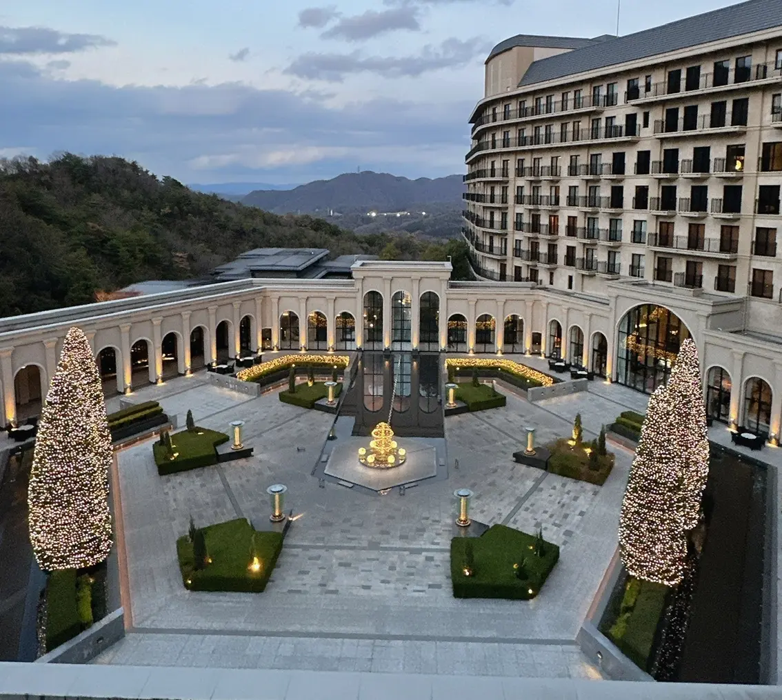 エクシブ有馬離宮の部屋から見た景色