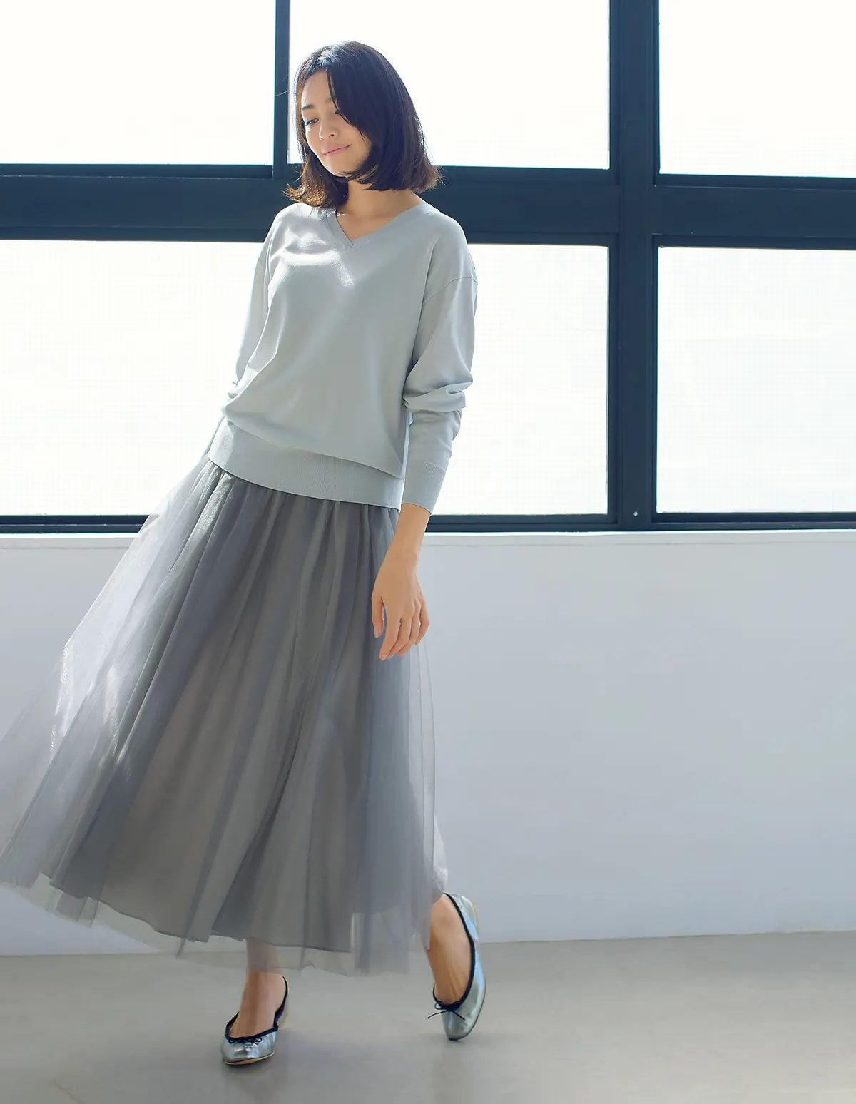 E by éclat 大人チュールスカート