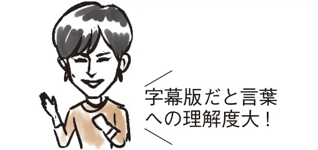 字幕版でハングル語への理解を深める