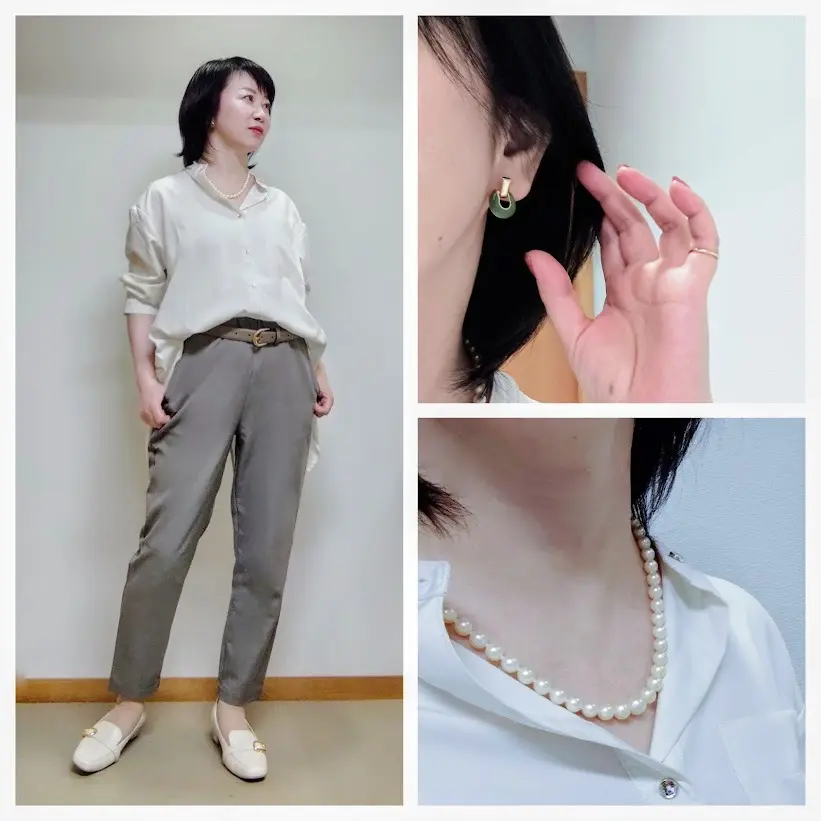 10月初旬。アラフィフ秘書お仕事毎日服の画像_1