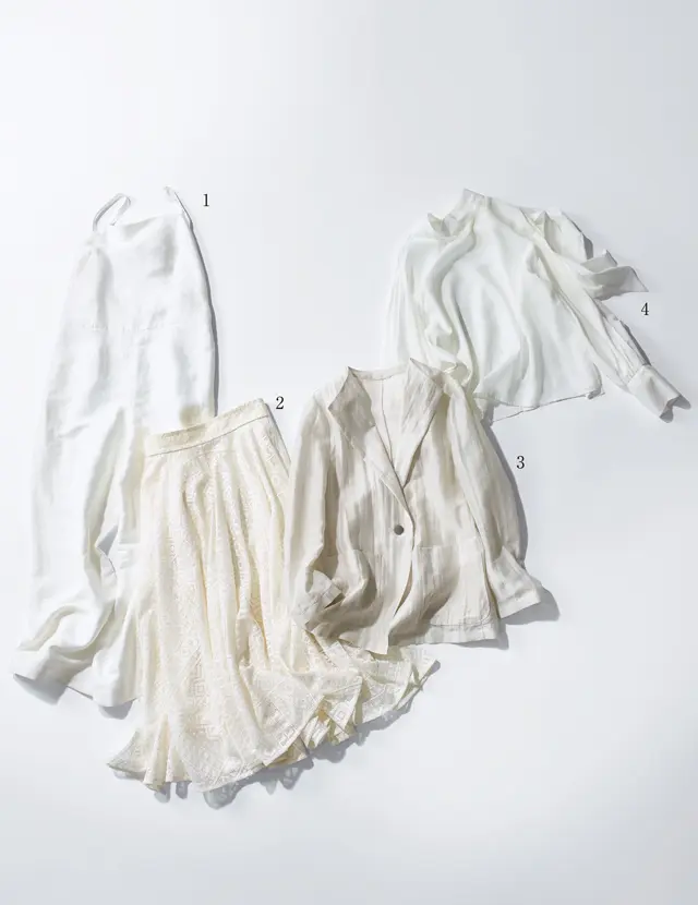 注目ブランドの白