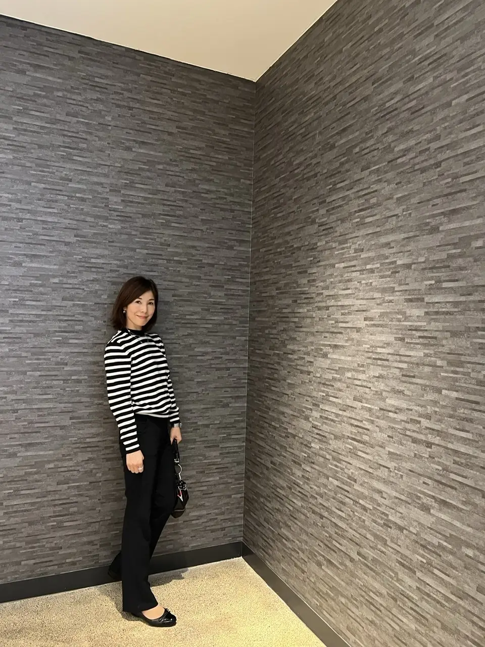 優秀なZARAのボーダーを着て映画鑑賞への画像_3