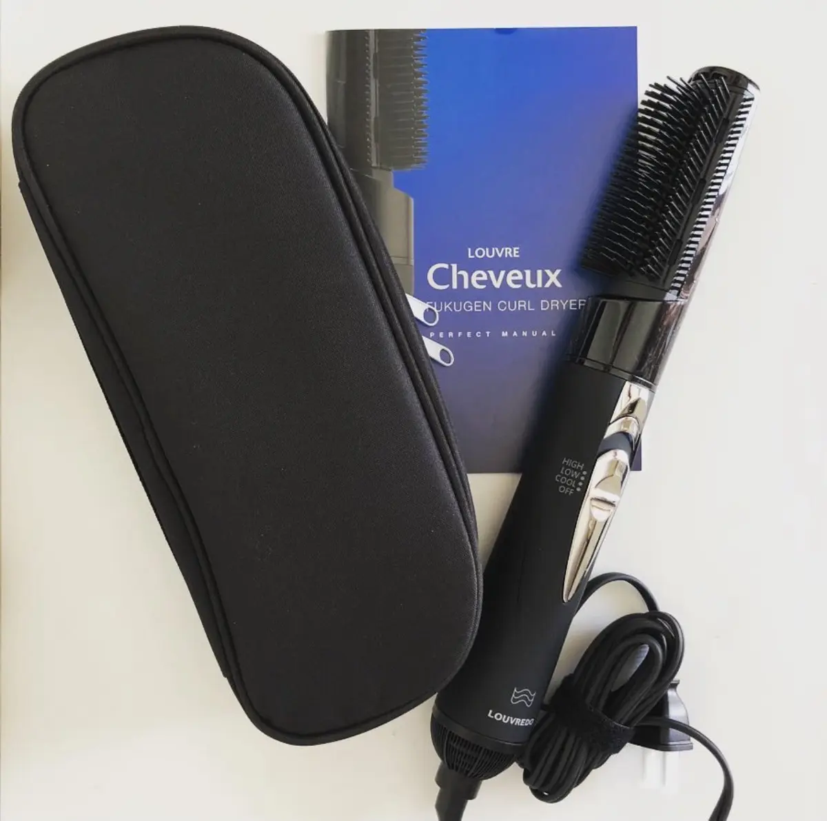 「LOUVREDO。ルーヴルドー。復元カールドライヤー。カールドライヤー。くるくるドライヤー。